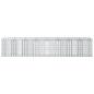 Preview: Gabionen-Hochbeet 3 stk. 400 x 50 x 80 cm Verzinkter Stahl