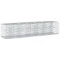 Preview: Gabionen-Hochbeet 2 stk. 260 x 60 x 55 cm Verzinkter Stahl