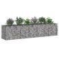 Preview: Gabionen-Hochbeet 2 stk. 260 x 60 x 55 cm Verzinkter Stahl