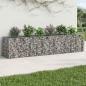 Preview: Gabionen-Hochbeet 2 stk. 260 x 60 x 55 cm Verzinkter Stahl