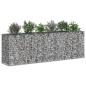 Preview: Gabionen-Hochbeet 2 stk. 250 x 50 x 80 cm Verzinkter Stahl