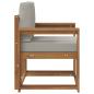 Preview: Outdoor-Sofa Massives Akazienholz und Polyester