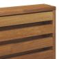 Preview: Outdoor-Sofa Massives Akazienholz und Polyester Natur und Beige