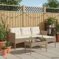 Preview: Gartensofa-set 2 stk. Poly-Rattan