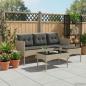 Preview: Gartensofa-set 2 stk. Poly-Rattan