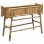 Preview: Gartenpflanzer mit Halter Natur 100 x 38 x 74 cm Bambus
