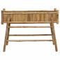 Preview: Gartenpflanzer mit Halter Natur 100 x 38 x 74 cm Bambus
