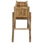 Preview: Gartenpflanzer mit Halter Natur 100 x 38 x 74 cm Bambus