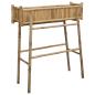 Preview: Gartenpflanzer mit Halter Natur 100 x 38 x 114 cm Bambus