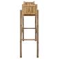 Preview: Gartenpflanzer mit Halter Natur 100 x 38 x 114 cm Bambus
