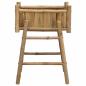 Preview: Gartenpflanzer mit Halter Natur 50 x 38 x 74 cm Bambus