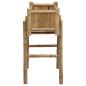 Preview: Gartenpflanzer mit Halter Natur 50 x 38 x 74 cm Bambus
