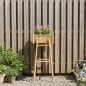 Preview: Gartenpflanzer mit Halter Natur 50 x 38 x 114 cm Bambus