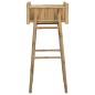 Preview: Gartenpflanzer mit Halter Natur 50 x 38 x 114 cm Bambus
