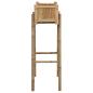Preview: Gartenpflanzer mit Halter Natur 50 x 38 x 114 cm Bambus