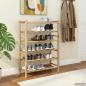Preview: Schuhregal 68 x 28 x 96 cm Bambus Natur