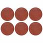 Preview: Gehwegstein 6 stk. Rot Ø 44 x 2 cm Gummi