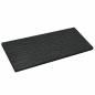 Preview: Gehwegstein 6 stk. Schwarz 60,5 x 25 x 2 cm Gummi