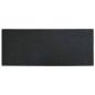 Preview: Gehwegstein 6 stk. Schwarz 60,5 x 25 x 2 cm Gummi