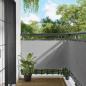 Preview: ARDEBO.de - Balkonsichtschutz Hellgrau 100 x 300 cm Oxford-Stoff
