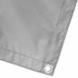 Preview: Balkonsichtschutz Hellgrau 100 x 300 cm Oxford-Stoff