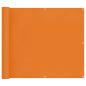 Preview: Balkonsichtschutz 100 x 600 cm Oxford-Stoff Rechteckig Orange