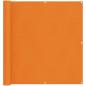 Preview: Balkonsichtschutz 110 x 500 cm Oxford-Stoff Rechteckig Orange