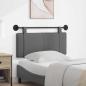 Preview: ARDEBO.de - Hängendes Kopfteil Dunkelgrau Stoff