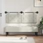 Preview: Hängendes Kopfteil Creme Samt