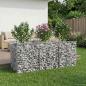 Preview: Gabionen-Hochbeet 150 x 50 x 60 cm Verzinkter Stahl Silber