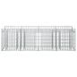 Preview: Gabionen-Hochbeet 200 x 50 x 60 cm Verzinkter Stahl Silber