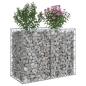 Preview: Gabionen-Hochbeet 100 x 50 x 80 cm Verzinkter Stahl Silber
