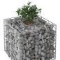 Preview: Gabionen-Hochbeet 60 x 60 x 55 cm Verzinkter Stahl Silber