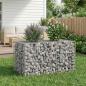 Preview: Gabionen-Hochbeet 100 x 60 x 55 cm Verzinkter Stahl Silber