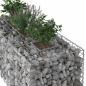 Preview: Gabionen-Hochbeet 140 x 60 x 55 cm Verzinkter Stahl Silber