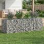 Preview: Gabionen-Hochbeet 180 x 60 x 55 cm Verzinkter Stahl Silber