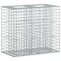 Preview: Gabionen-Hochbeet 90 x 50 x 80 cm Verzinkter Stahl Silber