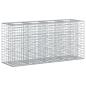 Preview: Gabionen-Hochbeet 170 x 50 x 80 cm Verzinkter Stahl Silber