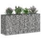 Preview: Gabionen-Hochbeet 170 x 50 x 80 cm Verzinkter Stahl Silber
