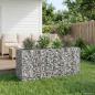 Preview: Gabionen-Hochbeet 170 x 50 x 80 cm Verzinkter Stahl Silber