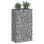 Preview: Gabionen-Hochbeet 90 x 50 x 150 cm Verzinkter Stahl Silber
