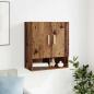 Preview: ARDEBO.de - Wandschrank 60 x 31 x 70 cm Holzwerkstoff Altholz