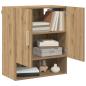 Preview: Wandschrank 60 x 31 x 70 cm Holzwerkstoff Kunsthandwerk Eiche
