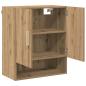 Preview: Wandschrank 60 x 31 x 70 cm Holzwerkstoff Kunsthandwerk Eiche