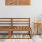 Preview: ARDEBO.de - Outdoor Mittelsofa Natur 79 x 83 x 73 cm