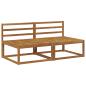 Preview: 2 Stück Outdoor Mittelsofa Natur 158 x 83 x 73 cm