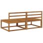 Preview: 2 Stück Outdoor Mittelsofa Natur 158 x 83 x 73 cm
