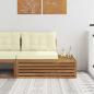 Preview: ARDEBO.de - Outdoor Endsofa Natur 115 x 83 x 73 cm Massivholz Akazie