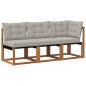 Preview: 3 stk. Outdoor Mittel- und Ecksofa Natur
