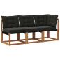 Preview: 3 stk. Outdoor Mittel- und Ecksofa Natur